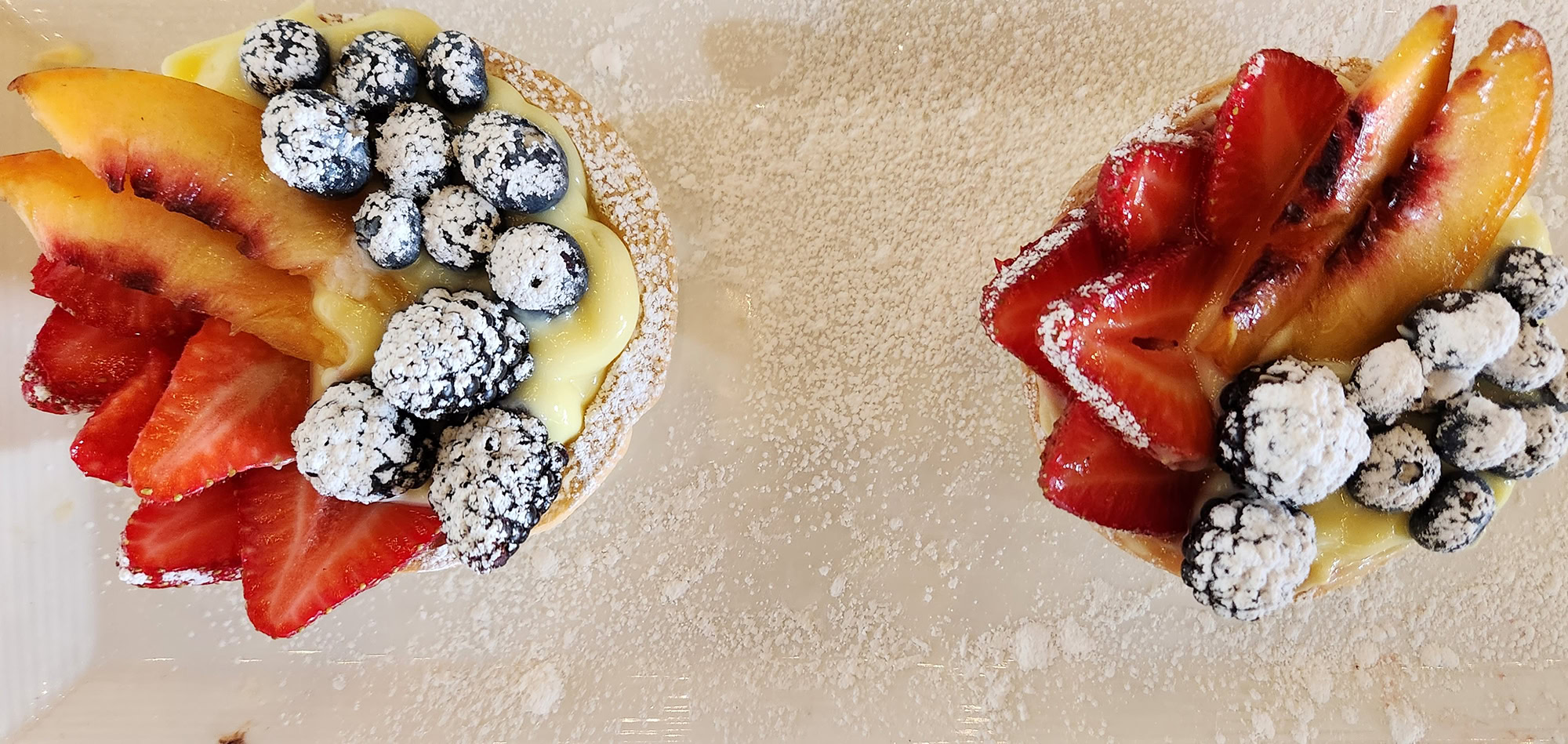 Fruit Tarts at Sapori